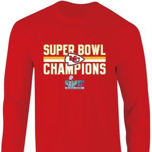 Kansas City Chiefs Super Bowl LVII Champions Jersey Long Sleeve T-Shirt
